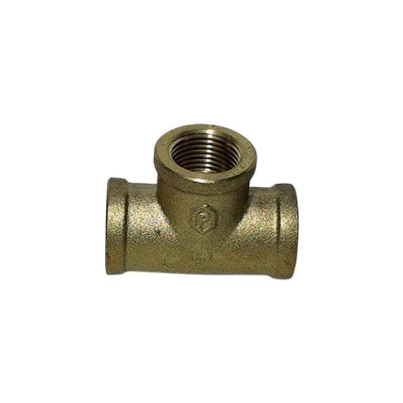 3/8" Brass Female Tee – Reliable Air Distribution Fitting