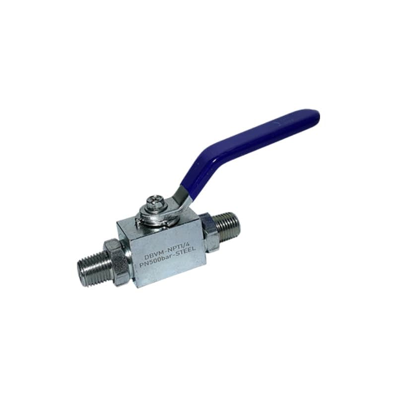 Ball Valve 1/4" NPT – 500 Bar Working Pressure